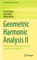 Geometric Harmonic Analysis II