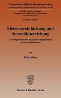 Steuervereinfachung Und Steuerhinterziehung