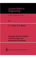 Boundary Element Analysis of Nonhomogeneous Biharmonic Phenomena