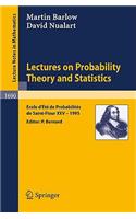 Lectures on Probability Theory and Statistics: Ecole d'Ete de Probabilites de Saint-Flour XXV - 1995