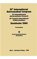 Xith International Astronautical Congress Stockholm 1960