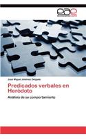 Predicados verbales en Heródoto