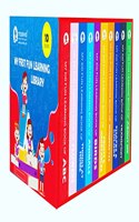 My First Fun Learning Library: Boxset of 10 Board Books for Kids