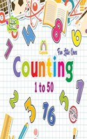 CUPKIDS Counting 1 to 50 for Little Ones Fun Activity Kids Workbook for Early Numeracy Skills Development Education & Fun Learning (Pack of 1)