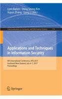 Applications and Techniques in Information Security