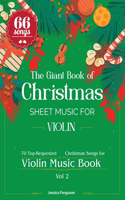 Giant Book of Christmas Sheet Music For Violin