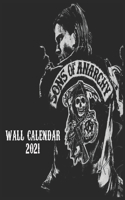 Sons of Anarchy Wall Calendar 2021: SONS OF ANARCHY WALL CALENDAR 2021 8.5x8.5 FINISH GLOSSY