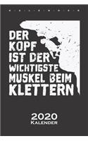 Der Kopf ist der wichtigste Muskel beim Klettern Kalender 2020