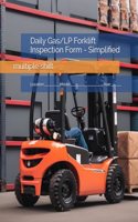 Daily Gas/LP Forklift Inspection Form - Simplified