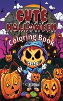 Cute Halloween Coloring Book for Kids