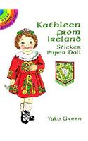 Kathleen from Ireland Sticker Paper Doll