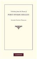 Selections from the Poems of Percy Bysshe Shelley