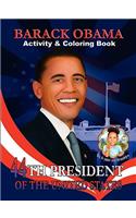 Barack Obama Activity & Coloring Book