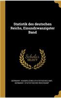 Statistik des deutschen Reichs, Einundzwanzigster Band