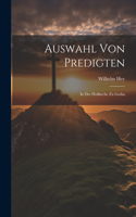 Auswahl Von Predigten