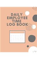 Daily Employee Time Log Book