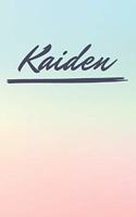 Kaiden: Personalized Kaiden Journal / Birthday Gift / Greeting Card / Diary Name Gift Alternative