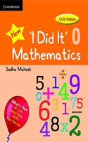 I Did It Mathematics Students Book, Level 0 , Cce Edition