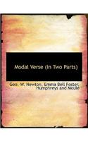 Modal Verse (in Two Parts)