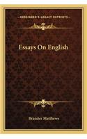 Essays on English