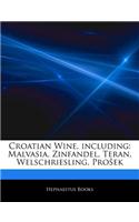 Articles on Croatian Wine, Including