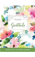 Adult Coloring Journal: Gratitude (Floral Illustrations, Pastel Floral)