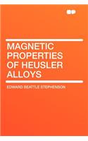 Magnetic Properties of Heusler Alloys