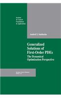 Generalized Solutions of First Order Pdes