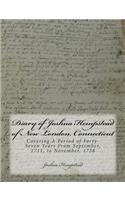 Diary of Joshua Hempstead of New London, Connecticut