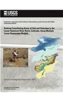 Ranking Contributing Areas of Salt and Selenium in the Lower Gunnison River Basin, Colorado, Using Multiple Linear Regression Models: (English)