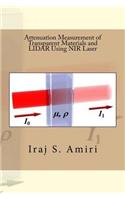 Attenuation Measurement of Transparent Materials and LIDAR Using NIR Laser