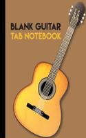 Guitar Tab Notebook: Large Print 8.5 by 11 - 104 Blank Staff Paper with Staff, Chord Boxes, Tab and Lyric Line - Blank Guitar Music Sheet V