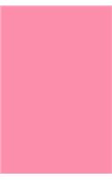 Journal Flamingo Pink Color Simple Plain Flamingo Pink
