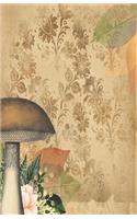 Dot Grid Journal Notebook: Mushroom Epherma Antique Kitschy Morel Growing Edible Fungi - Bullet Planner Book - Dotted Grid - 5.5 X 8.5" 120 Pg - DIY Weekly Spread - Organizer 