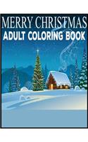 Merry Christmas Adult Coloring Book