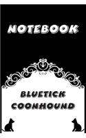 Bluetick Coonhound Notebook