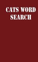 Cats word search: large print puzzle book.8,5x11, matte cover,39 Large Print Challenging Puzzles Book for kids ages 6-8 and Book for adults also, with solution