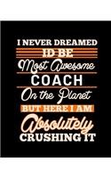 I Never Dreamed Id Be Most Awesome Coach on the Planet But Here I Am Absolutely Crushing It
