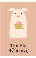 The Pig Notebook: Pigs Journal for for Women to Write In, 119 College Rule Pages Size 6x9