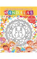 Mein erstes großes Buch mit Mandalas - 2 Bücher in 1: Malbuch von Mandalas für Kinder und Anfänger - 2 in 1