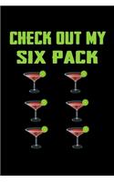 Check Out My Six Pack: Funny Food Meal Planner 120 pages 6"x9"