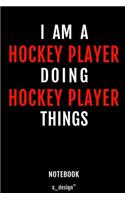 Notebook for Hockey Players / Hockey Player
