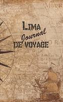 Lima Journal de Voyage: 6x9 Carnet de voyage I Journal de voyage avec instructions, Checklists et Bucketlists, cadeau parfait pour votre séjour en Lima et pour chaque voyag