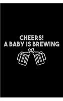Cheers! A Baby Is Brewing: Hangman Puzzles - Mini Game - Clever Kids - 110 Lined Pages - 6 X 9 In - 15.24 X 22.86 Cm - Single Player - Funny Great Gift