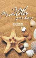 My 20th Year Diary - Build your personal encyclopedia of your life - 600 pages lined pages to write your own story. 6' x 9' format.