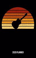 2020 Planner: Vintage Sunset Guitar Weekly & Monthly Planner 2020 - 52 Week Calendar 6 x 9 Organizer - Gift For Guitarists And Guitar Lovers