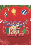 Merry Christmas coloring book: An Adult Coloring Book with Fun, Easy, and Relaxing Designs Paperback