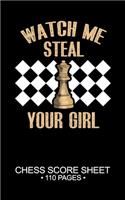 Chess Score Sheet 110 Pages