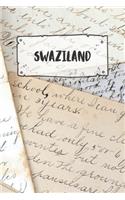 Swaziland: Ruled Travel Diary Notebook or Journey Journal - Lined Trip Pocketbook for Men and Women with Lines