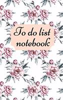 To do list Notebook: Daily Checklist Productivity Journal, Action Planner, 6x9 inch